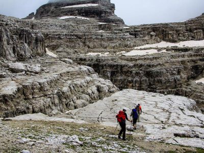 013-Im Klettersteig Sentiero Benini